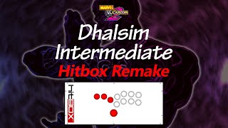 MvC2 Dhalsim Intermediate Hitbox 4K Remake Tutorial