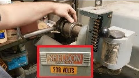 Sheldon Turret Lathe, collet operation