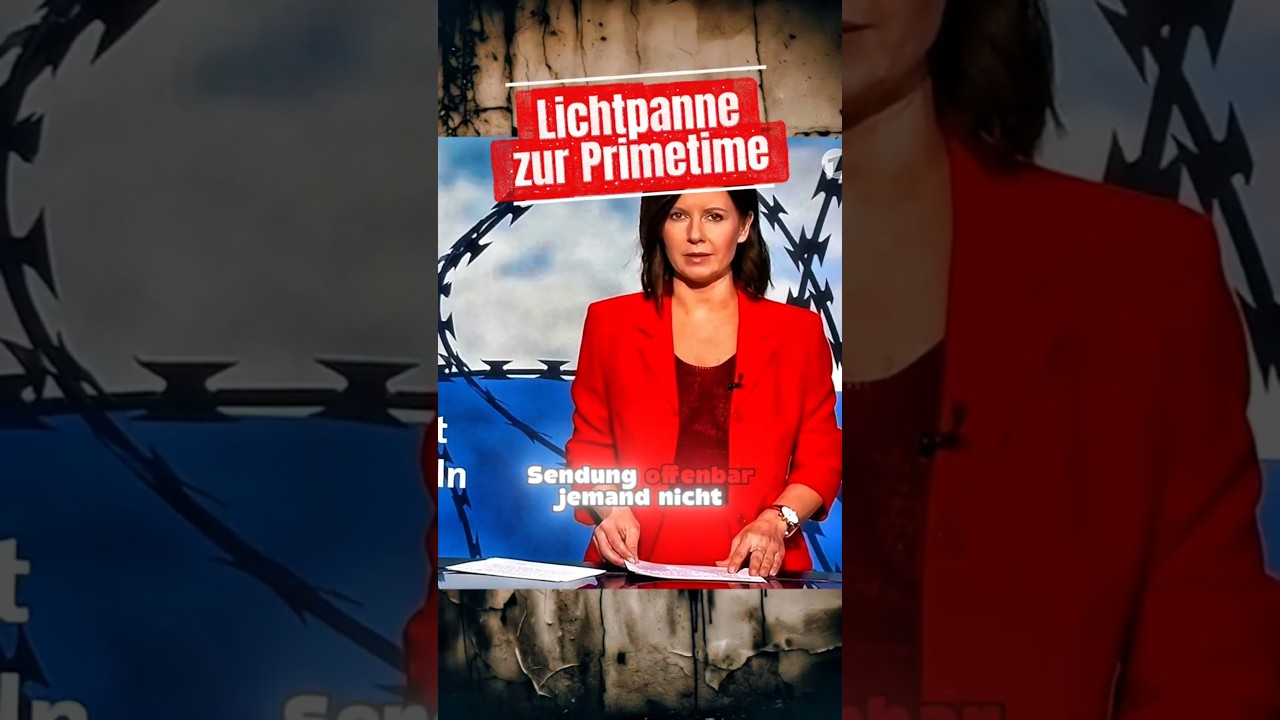 Tagesschau-Sprecherin mit Durchsichtig-Top