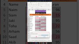 Less Than Formula in Excel | Bangla Guide #exceltutorial