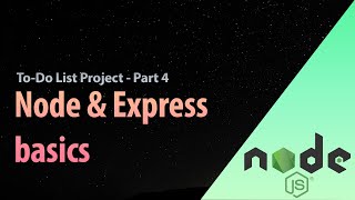 Learning Basics Part 03   Node & Express   MERN To Do List Application Project