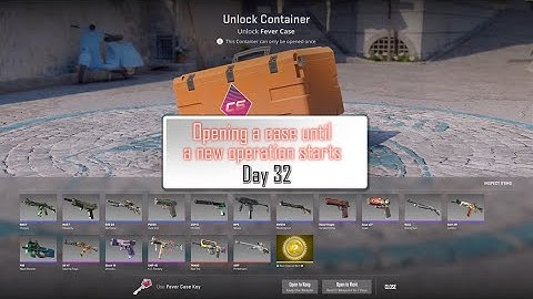 Opening a case until a new CS2 operation starts - Day 32