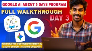 Google AI Agents Day 3 Explained | Memory, Sessions & Context Engineering |