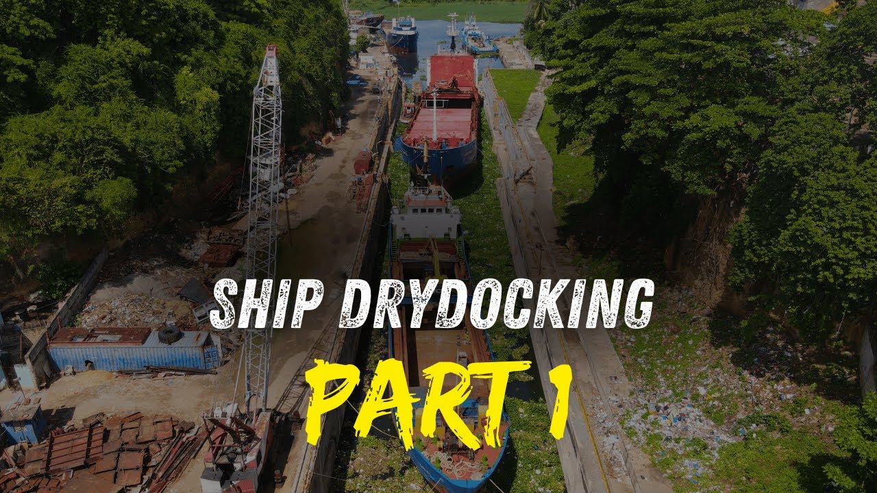 Сухой док грузового судна. Часть 1
