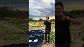 Testando o kit bomba d’água da roçadeira #nordeste #sitio #unboxing #cariri #roçadeira #agro #viral