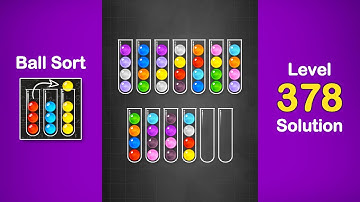 Ball Sort Puzzle Solution Level 378
