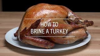 Say goodbye to dry turkey! brining your turkey before cooking it is a
wonderful technique that creates juicy, flavorful meat. for this video
and more, visit ...