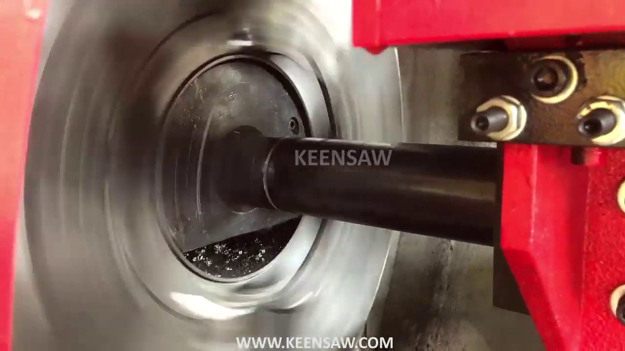 Rotary pipe cutting machine rotary tube cutting machine YouTube