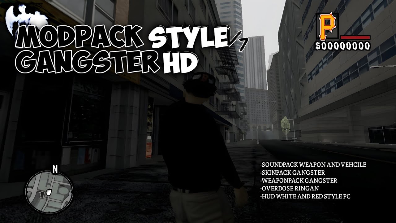 MODPACK GANGSTER HD V1 | COCOK BUAT RP BERAT 100 TON | GTA SAMP INDONESIA