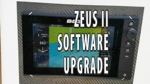 B&G Zeus II Updating the software