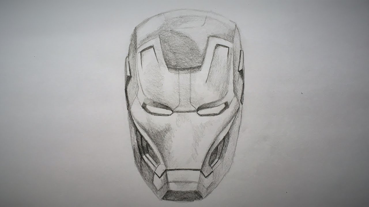 IRON MAN | half & half portrait | Iron man painting, Marvel art drawings, Iron  man drawing