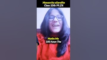 99.2% and 100/100 in Maths| Class 10 Boards Exam 2025 |Topper Strategy🔥#shorts #class10 #esaral