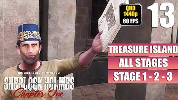 Sherlock Holmes Chapter One [Treasure Hunt - Treasure Island Stage 1 - 2 - 3] Gameplay Walkthrough