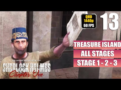 Sherlock Holmes Chapter One [Treasure Hunt - Treasure Island Stage 1 - 2 - 3] Gameplay Walkthrough