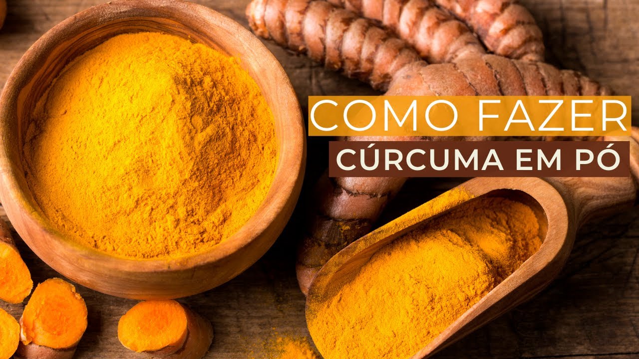 Como fazer cúrcuma em pó - YouTube