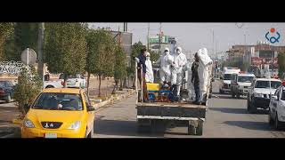 كربلاء تحصن شوارعها و ازقتها من خلال حملة تعفير كبرى ضد فايروس كورونا