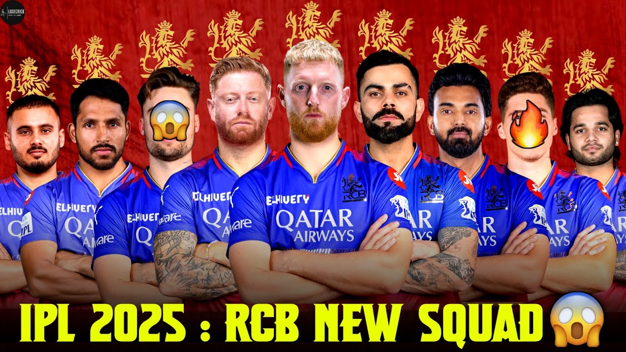 IPL 2025 RCB SQUAD IPL 2025 RCB Squad IPL 2025 RCB SQUAD IPL 2025 RCB Squad