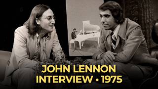 John Lennon on NBC's The Tomorrow Show, 1975 | Interview with Tom Snyder