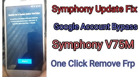 Symphony V75M Google account remove / frp bypass essay to say miracle box