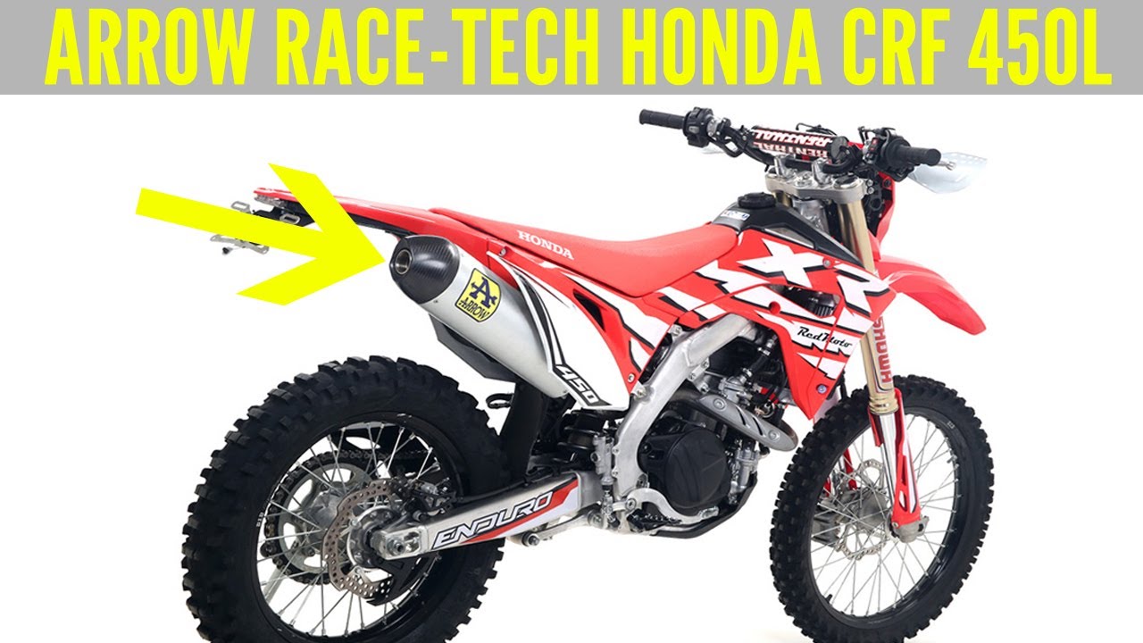 Arrow Race-Tech Slip-on Exhaust for Honda CRF450L Overview (2019+)