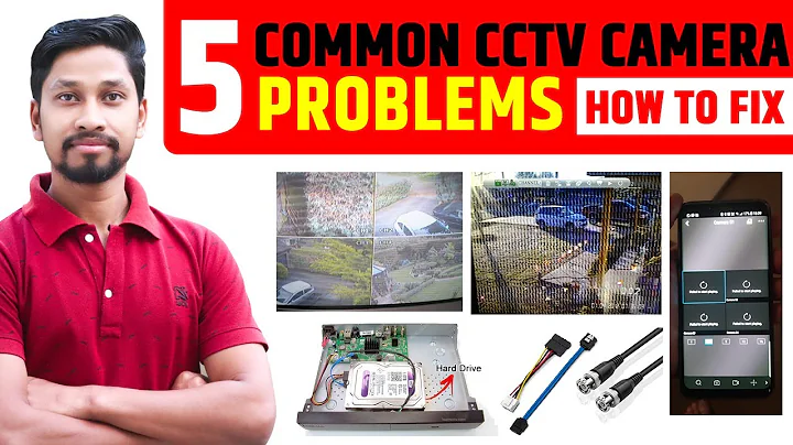 5 Common CCTV Problems 📹CCTV Flickering,No Video,CCTV Beeping Problem,Date & Time,Camera Offline