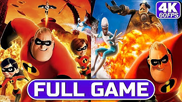 The Incredibles + Rise of the Underminer Full Game Walkthrough (No Commentary | 4K 60FPS Ultra HD)