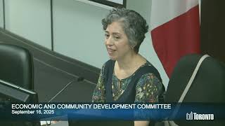 Economic and Community Development Committee - September 16, 2025