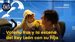 Valeria Ros y la escena a lo Rey León con su hija
