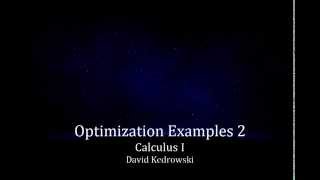 Optimization Examples 2