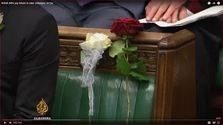 British MPs pay tribute to slain colleague Jo Cox