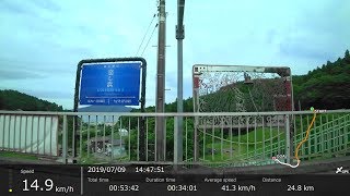 [FHD|ac]三陸鉄道・リアス線：釜石→盛駅間、36-700形/乗車走行シーン。【車窓・側面展望】