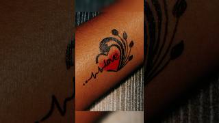 Temporary love tattoo ❤️