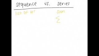 Solve. See Example 4 Explain the difference between a sequence and a series.