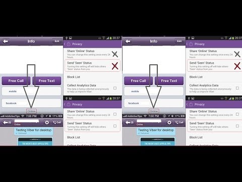 viber online status