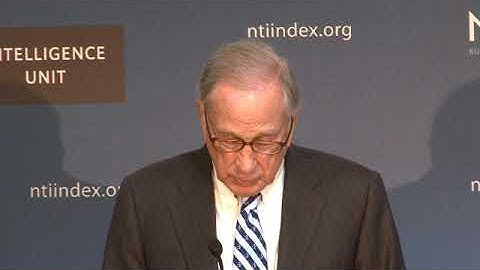 2018 NTI Index Launch: Remarks by Senator Sam Nunn