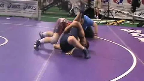 Junior Freestyle 135  Simon Kitzis (MA) pin Mike B...