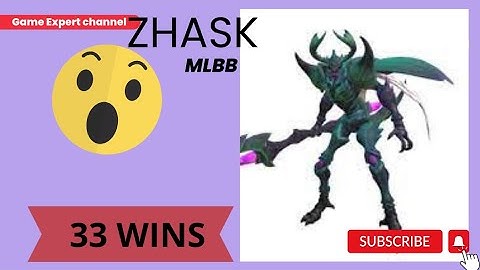 33 Kills Zhask  - Build Top 1 Global Zhask ~ MLBB