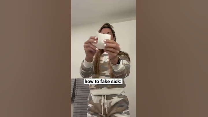 How To Fake Sick So You Don’t Have To Go To School