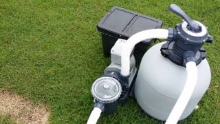 Upgraded pool pump. i had to upgrade my pro series pump this new intex
and sand filter.