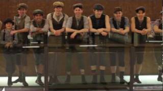 NEWSIES at Macy's Parade: Behind-the-Scenes with Crutchie