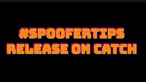 Release on Catch Feature - #SpooferTips using IPoGo