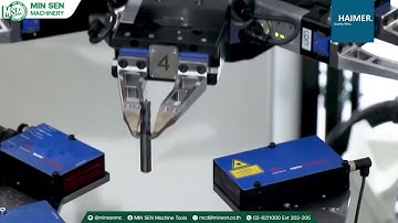 HAIMER Automated shrinking and presetting station with Cobot - จำหน่ายโดย MIN SEN MACHINERY