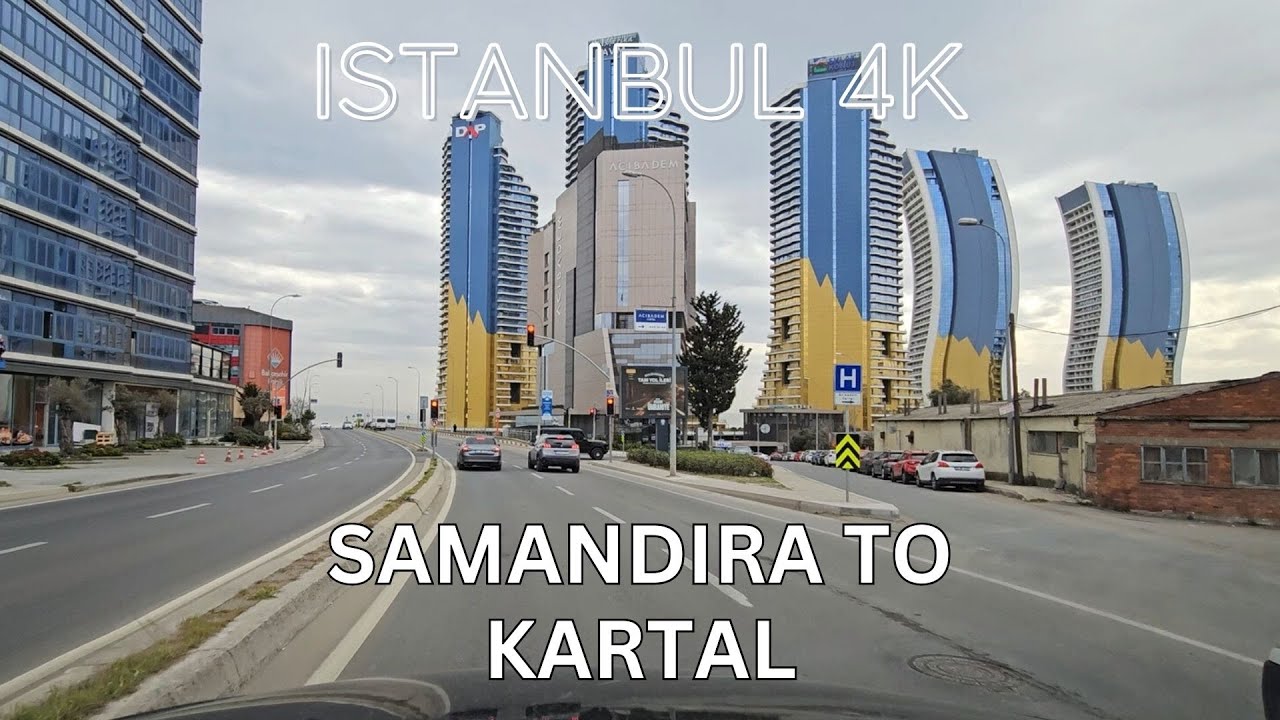 Istanbul 4K Drive | Samandıra to Kartal | Virtual Highway Drive | Sightseeing Tour | March 2025