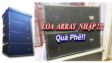 Đánh Thử Một Cặp Loa Line Array 30 Đôi Eagle Hàng Xịn âm Thanh Quá Hay