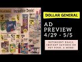 Dollar General Ad Preview 4/29 - 5/5