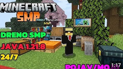 Minecraft server Lauched - Always Online | Join Now | Dreno SMP | Java 1.21.8