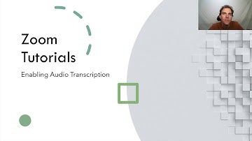 Zoom Tutorials - Audio Transcript