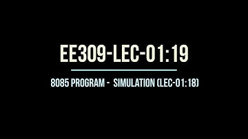 How to simulate an 8085 ALP in  a Java Simulator?