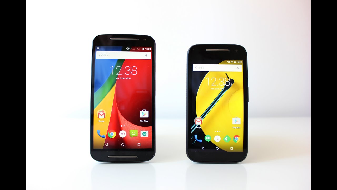 Moto G vs Moto E Comparativo YouTube