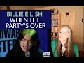 Voice Teacher Reaction to Billie Eilish - When the Party's Over LIVE
